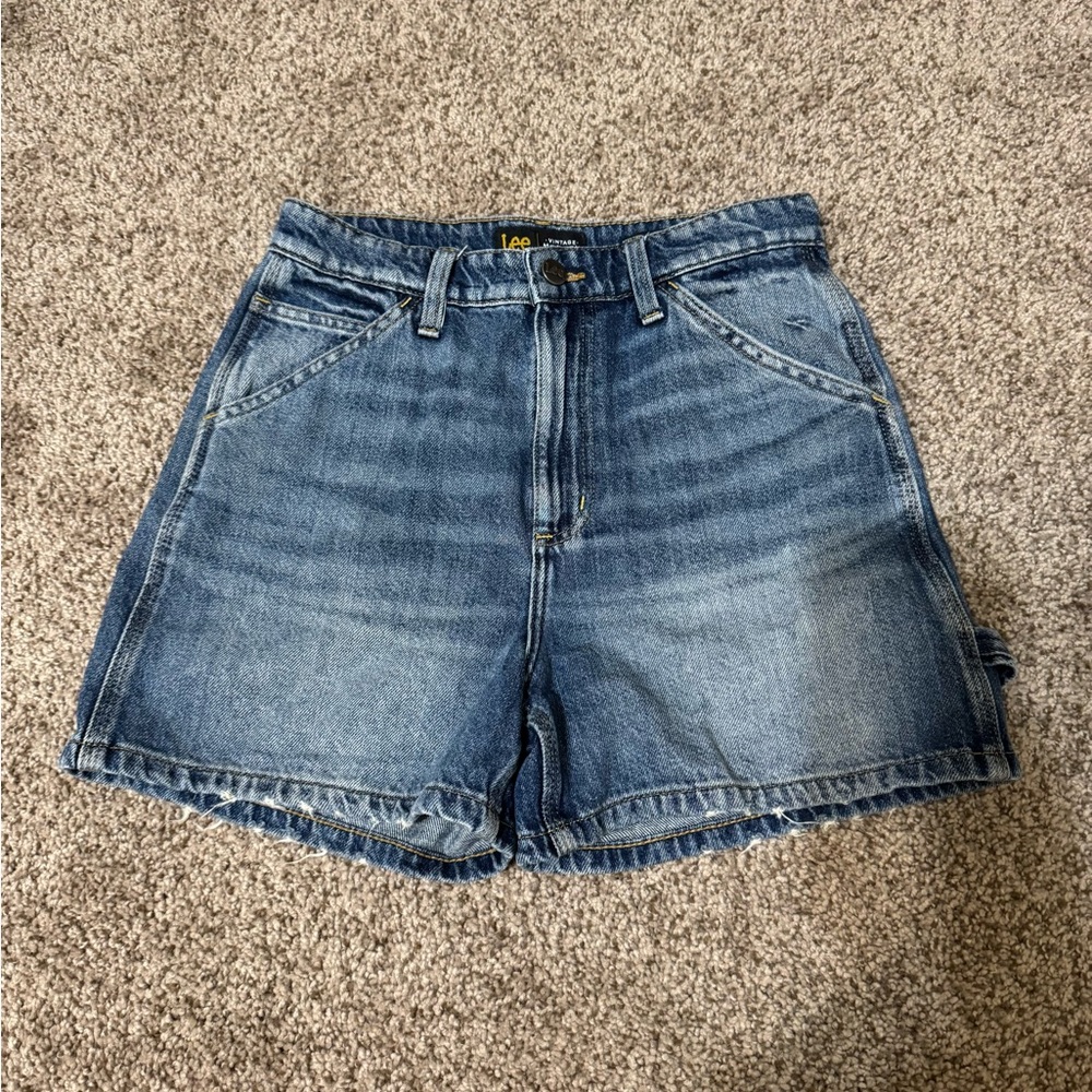 Lee High Rise Dungaree “Carpenter” Short 27